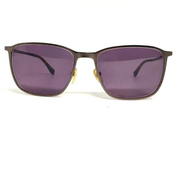Lacoste L178S 033 Sunglasses Gunmetal Purple Lens Tortoise 57-18-140 Mens Womens