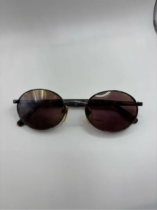 Maui Jim MJ-166-06 Latitude Gunmetal Sunglasses Round Metal Full Rim