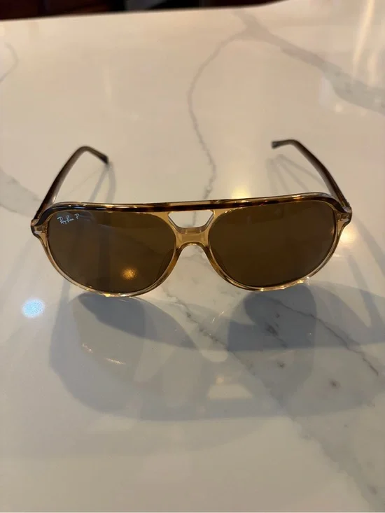 Ray-Ban Men's Sunglasses — Tortoiseshell Frame with Brown Lenses