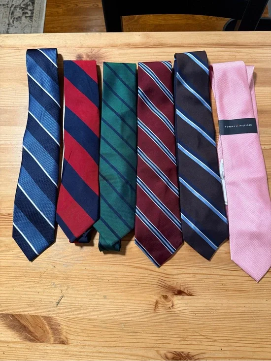 Tommy Hilfiger Ties with Assorted Striped Patterns Lot