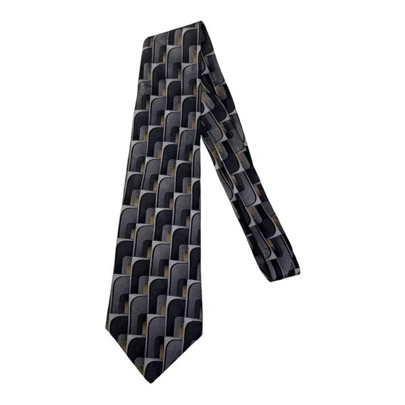 Arrow Men's Silk Geometric Pattern Necktie Tie Classic Formal Business‎