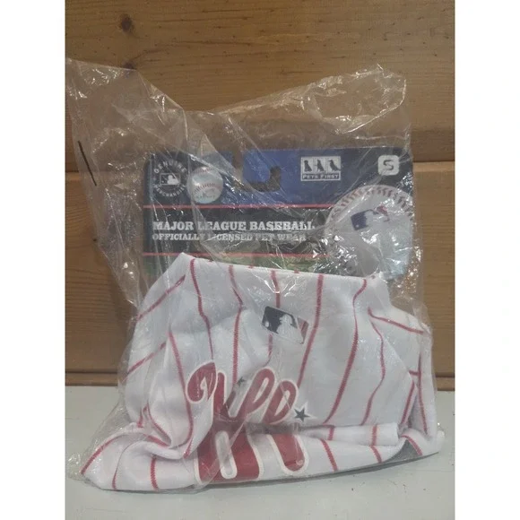 NWT Pets First MLB Phillies Dog Jersey, Size Small C4