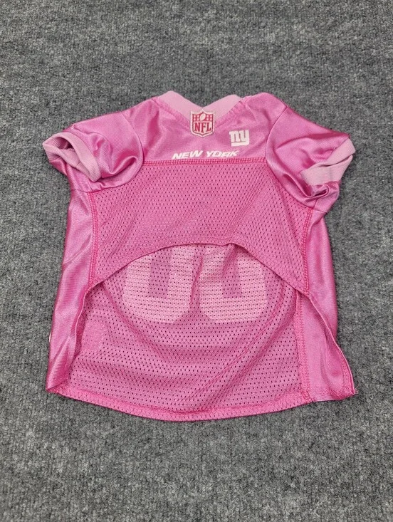 New York Giants Licensed NFL Pets First Jersey Mesh Pink