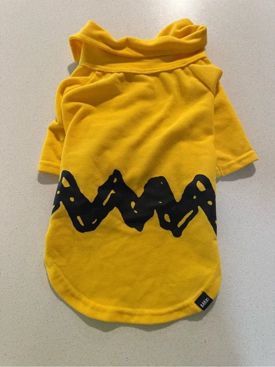 Small dog charlie brown polo bark brand