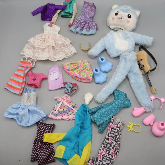 Barbie Clothes Large Lot Modern Dress Shirt Gown Husky Costume