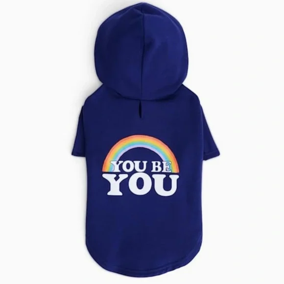 NWT Pride “You do you” dog hoodie M