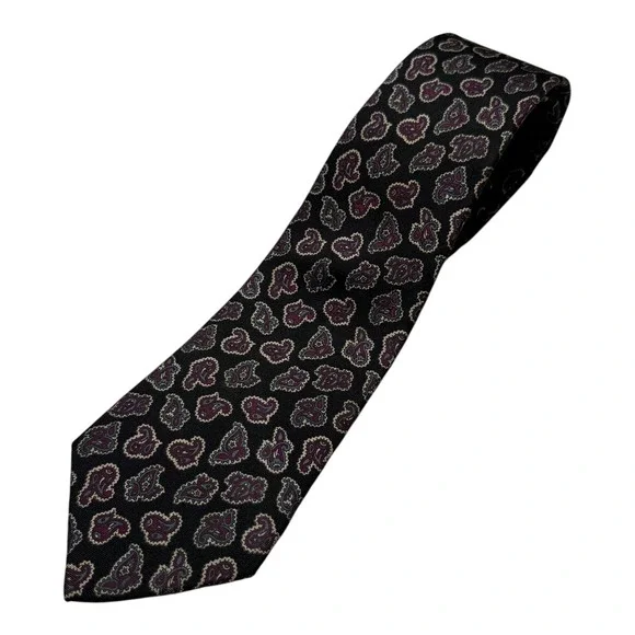 Vintage Christian Dior Paisley Multicolor Patterned Tie Men's‎ Designer