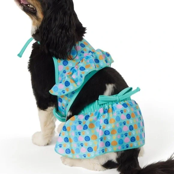 New Top Paw Dog Shell Bikini M