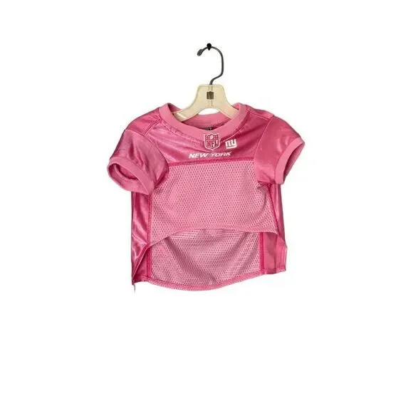 Pet First New York Giants pink dog jersey size medium￼