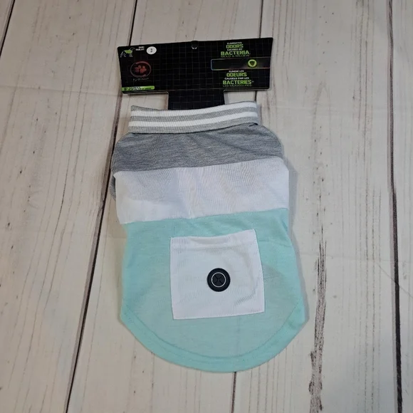 Silver Paw Dog Polo Tee Size SMALL