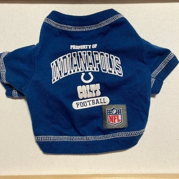 Pets First top unisex Indianapolis Colts football NFL fan gear shirt Size XS