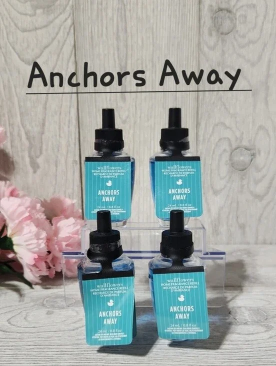 Bath & Body Works Anchors Away Wallflower Refills X4