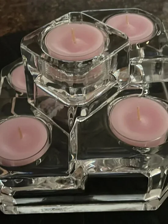 Partylite‎ Five Tier Crystal Castle Candle Holder