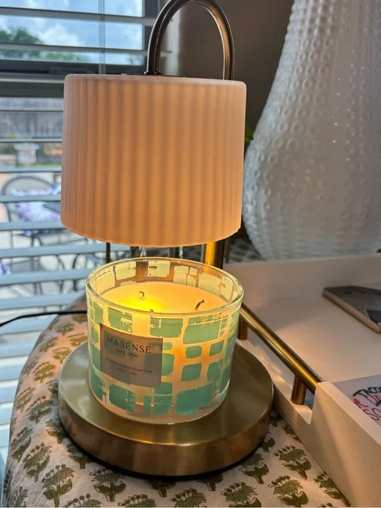 Malbella Essentials Como Glass Candle Warmer Lamp with Timer & Dimmer (XY2202)