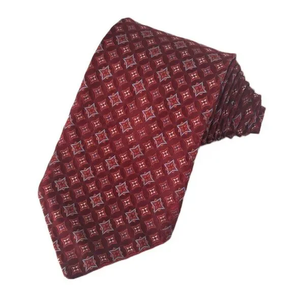 Robert Talbott Best Of Class Nordstrom Silk Red Tie Hand Sew Made In USA‎ 60