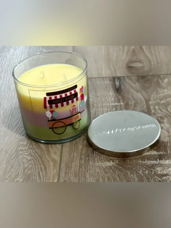 BATH & BODY WORKS LAYERED - SWEET SHOP - 3 WICK JAR CANDLE 14.5 OZ. NEW
