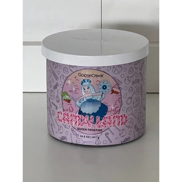Goose Creek Candy Land Queen Frostine 14.5 oz 3 Wick Candle