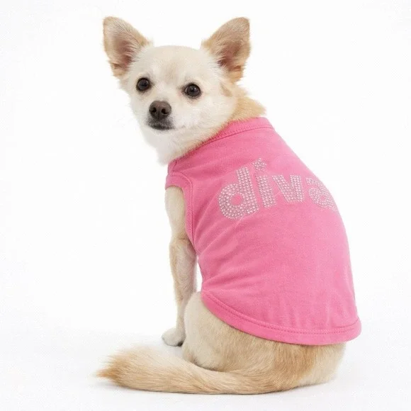 Parisian Pet Dog‎ Diva Outfit Size Medium Bedazzled Fun Girly