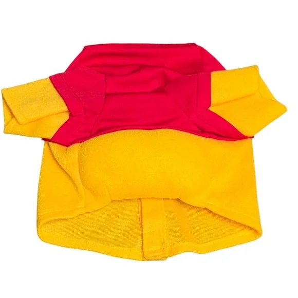 Rubies Disney‎ Winnie the Pooh Pet Costume Size Medium Red Yellow Padded Belly
