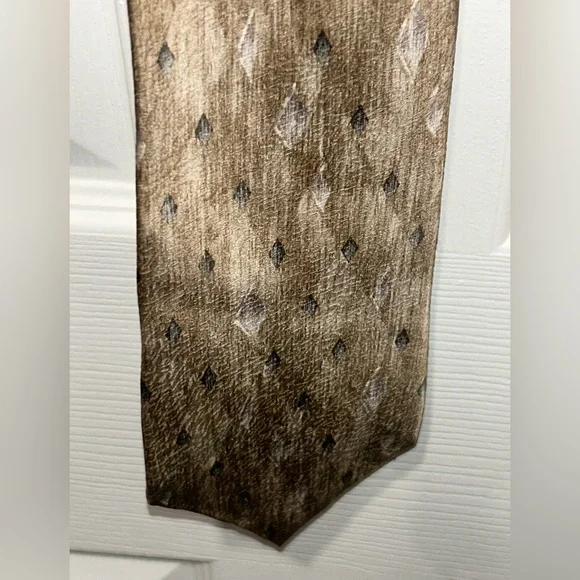 Vintage PIERRE CARDIN Silk Necktie‎ - Tan