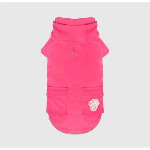 NWT CANADA POOCH Torrential Tracker 18” PINK Rain Coat‎ For Dogs 18 inch