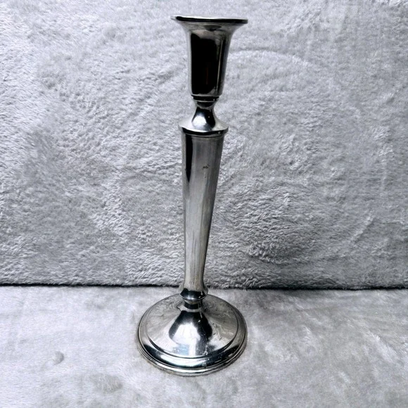 Reed & Barton Pewter‎ Candlestick B790 Tall Vintage 8″–10″ Classic Metal Holder