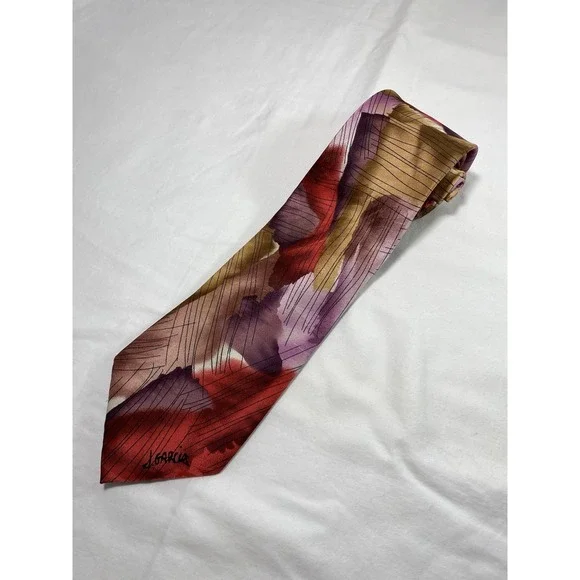 J Garcia Silk Tie Scales Watercolor Collection Artist Proof No.‎ 4