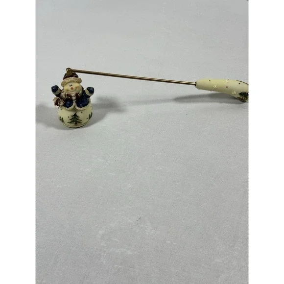 NWOT Home Interiors‎ Snowman Candle Snuffer 9