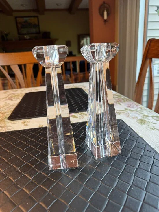 Set of 2 Waterford Crystal Metra 8
