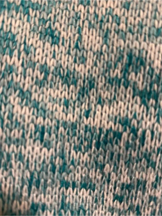 Berkshire Pet Collection M Medium Polartec Dog Sweater Fleece Teal White NWT New