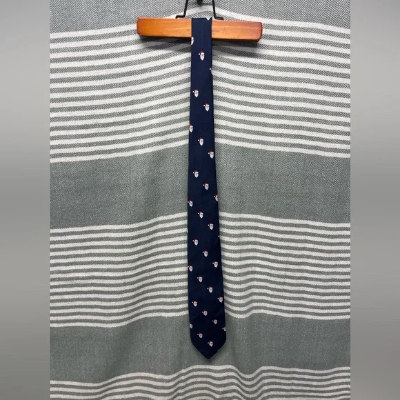 Cape Cod Vintage Blue Santa Clause‎ Tie