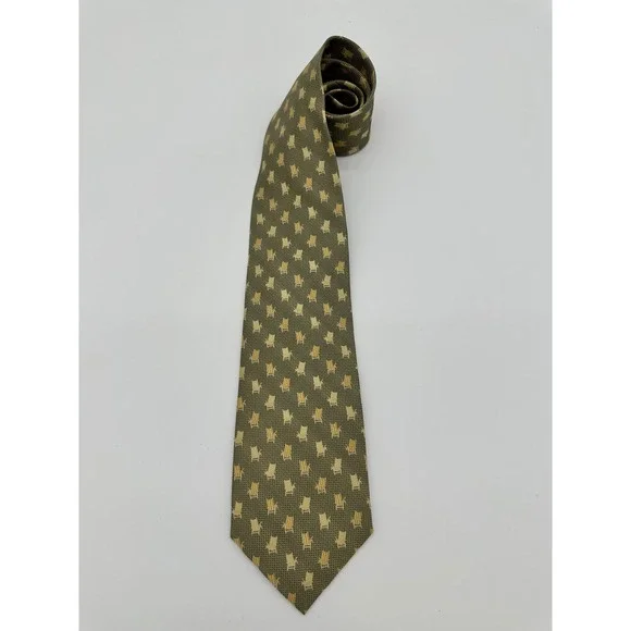 Tommy Bahama Tie Mens Off‎ Island Tropical Beach Chair Silk Blend Green OS