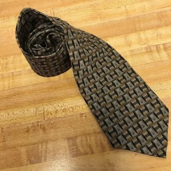 1153 JOSEPH & FEISS INTERNATIONAL vtg silk necktie 58 in x 4 in