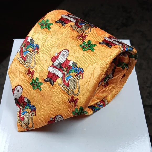 Robert Talbott Santa Claus Silk‎ Tie