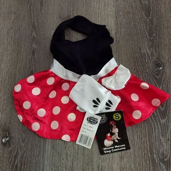 Disney Minnie Mouse Dog Halloween Costume - Small