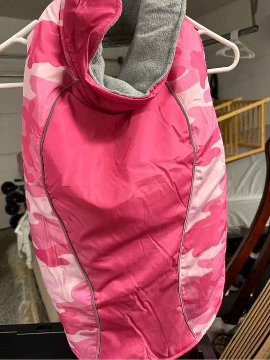 Pet  Pink Camo Puffer Vest