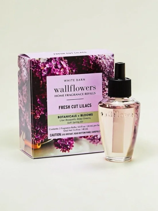 Bath & Body Works Fresh Cut Lilacs Wallflower 2 Pack Refills NWT