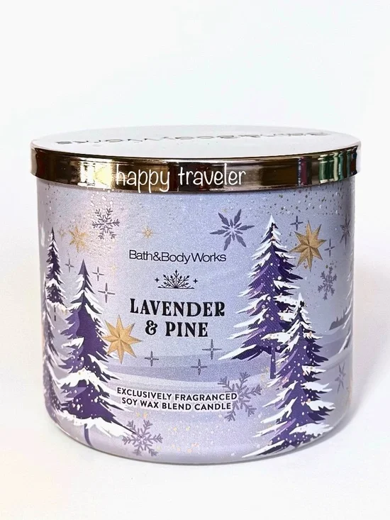 LAVENDER & PINE 3 Wick Candle