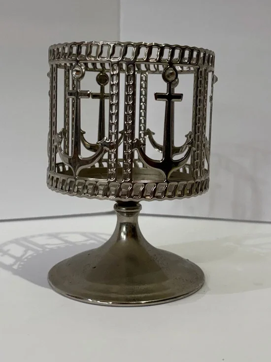 Bath & Body Works Nautical Anchor 3 Wick Candle Holder