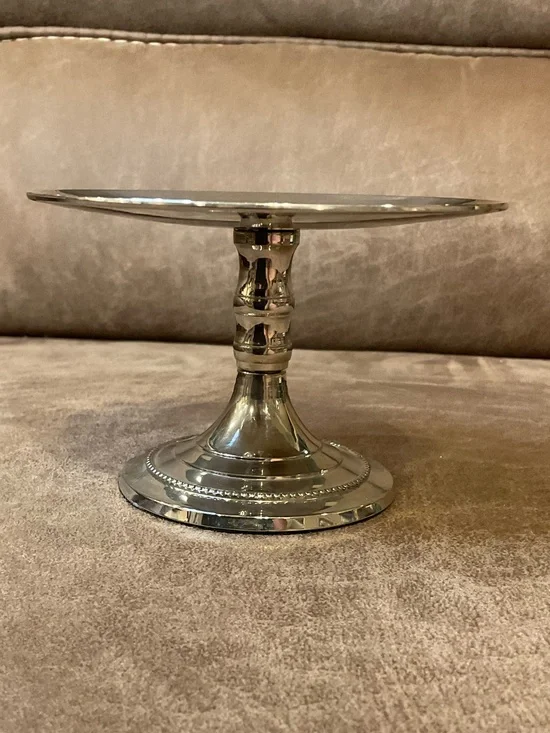 Silver Plated Pedestal Candle Holder