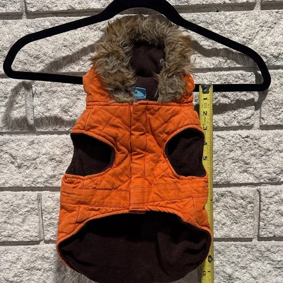 Orange Canvas Dog Jacket