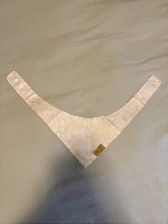 Light Pink Floral Bandana for Dogs