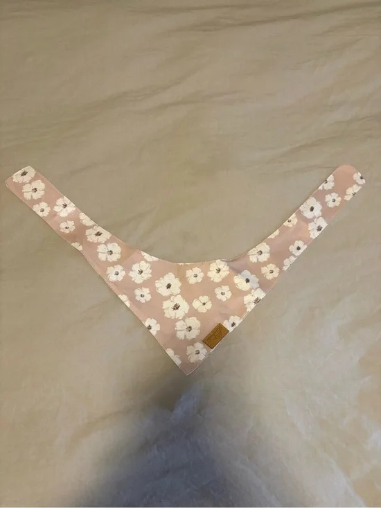 Pink Floral Bandana for dogs