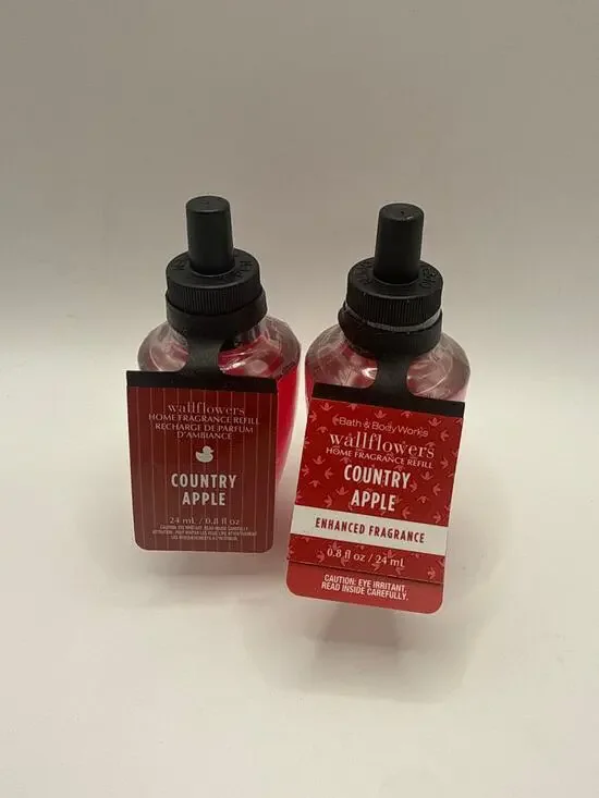 NEW Bath & Body Works Country Apple - Wallflower Fragrance Refill Bulb (2)
