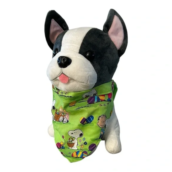 🟣 4/$15 Snoopy Easter dog Bandana NEW handmade Woodstock, Sally and Linus