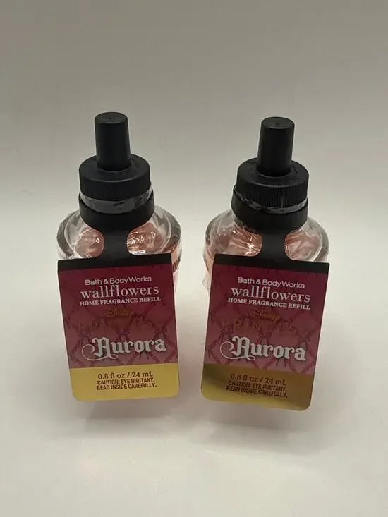 NEW Bath & Body Works Disney Princess Aurora Wallflower Fragrance Refill Bulb(2)
