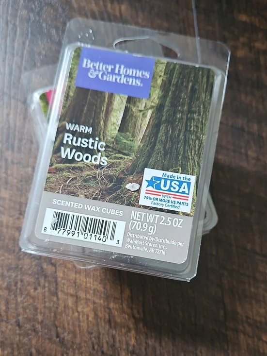 Better Homes And Gardens Warm Rustic Woods Scented Wax Cubes - Bundle Of 2!
