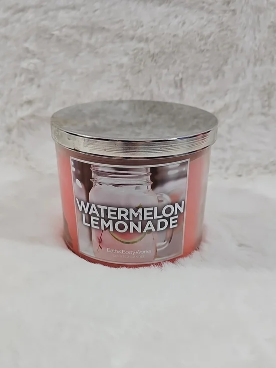 Bath & Body Works Watermelon Lemonade 14.5 oz 3 Wick Candle