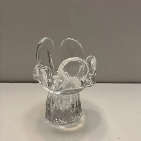 Swedish Sunflower Crystal Votive Holder