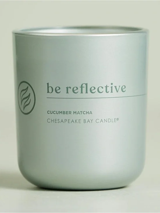 Chesapeake Bay Sage Green Cucumber Matcha Candle Large 13 OZ Jar